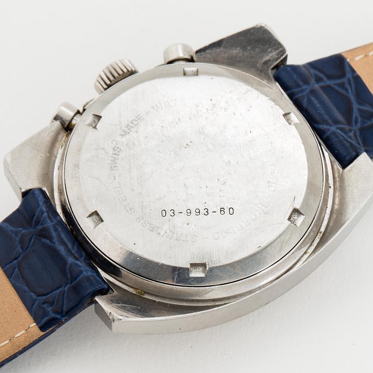 MONDIA, wristwatch, chronograph, 38 x 44 mm.