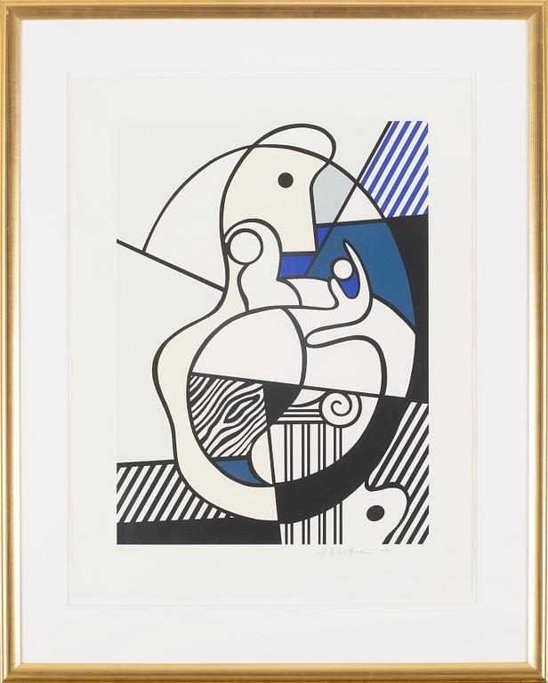 ROY LICHTENSTEIN, "Homage to Max Ernst", from "Bonjour Max Ernst".