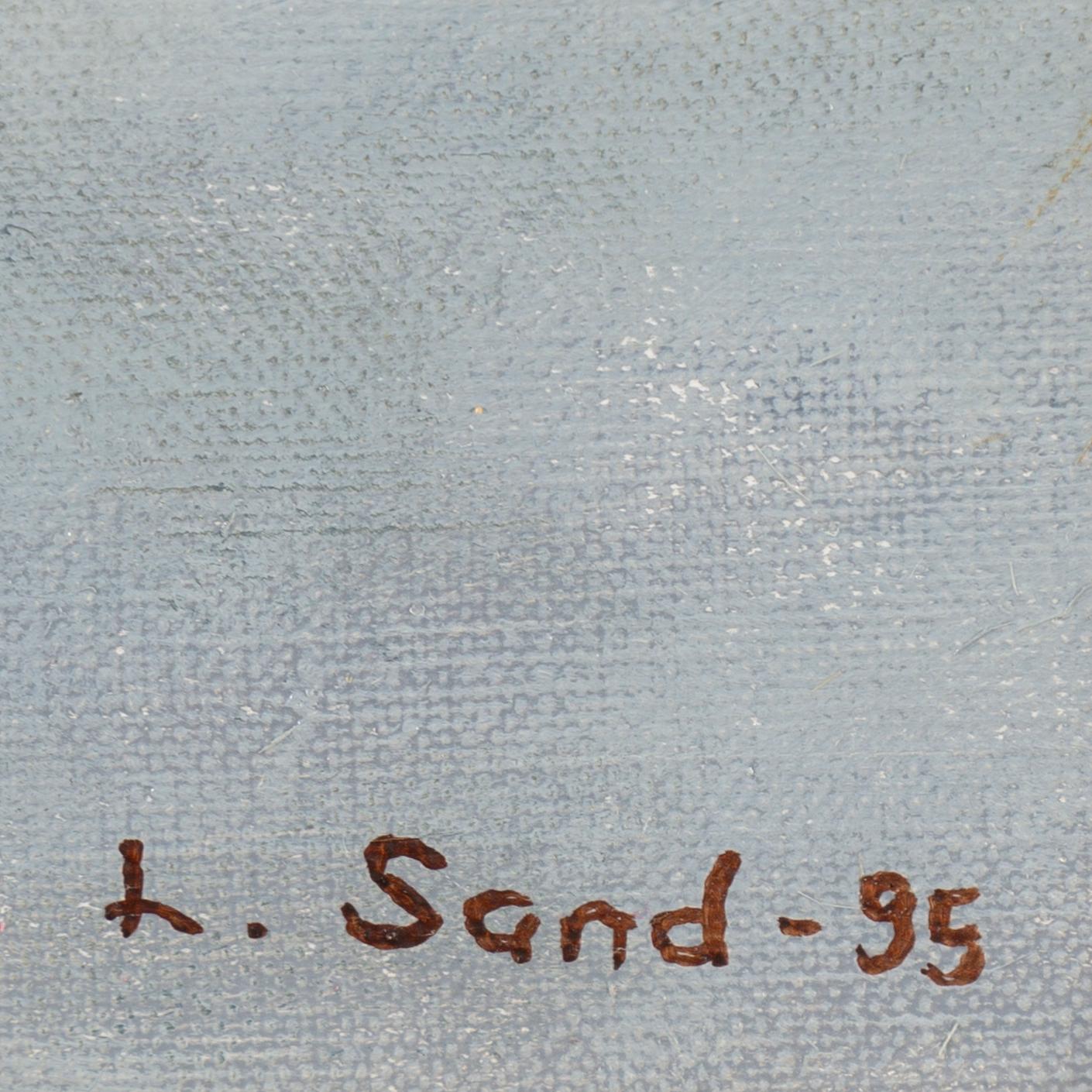 LENNART SAND, oil on canvas, signerad and dated -95.