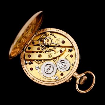 FICKUR, 14 k guld, tidigt 1900-tal.