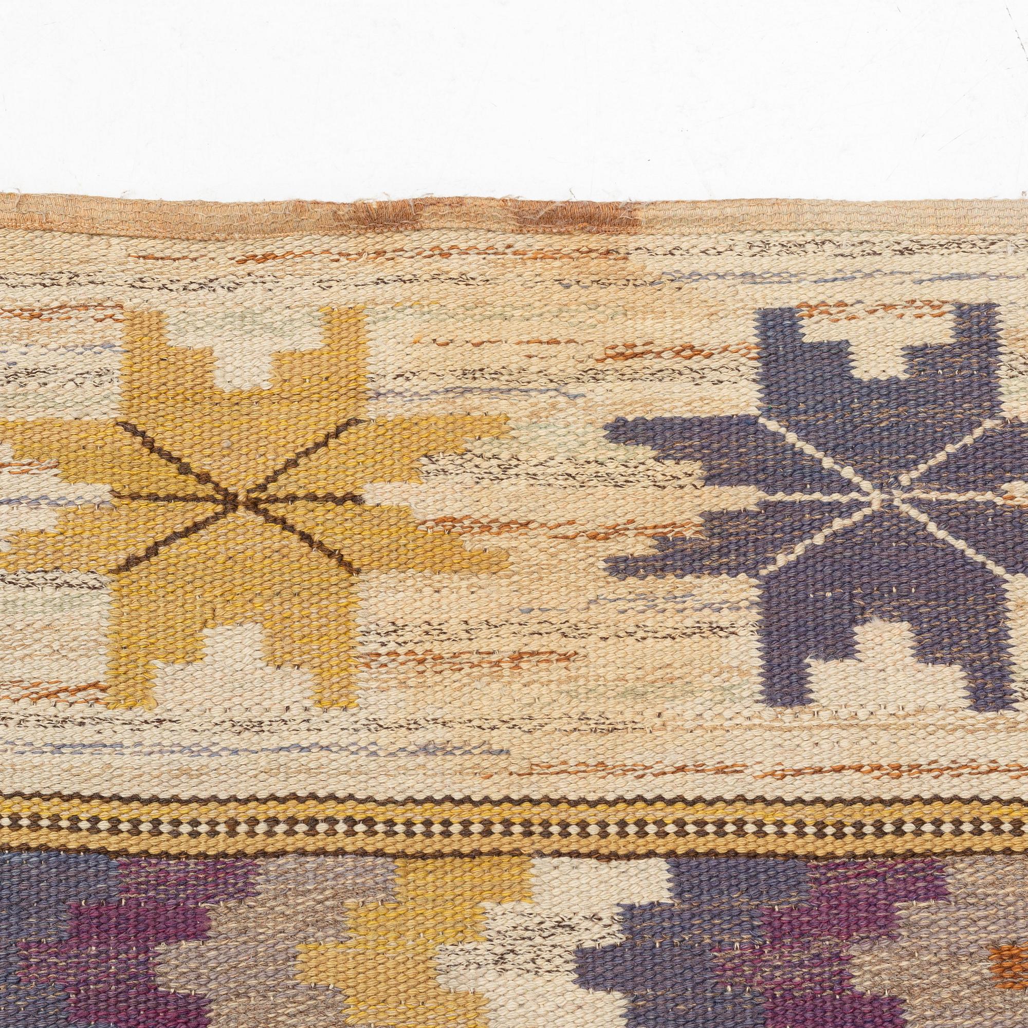 Märta Måås-Fjetterström, a carpet, "Höstmattan", flat weave, ca 295 x 207 cm, signed MMF.