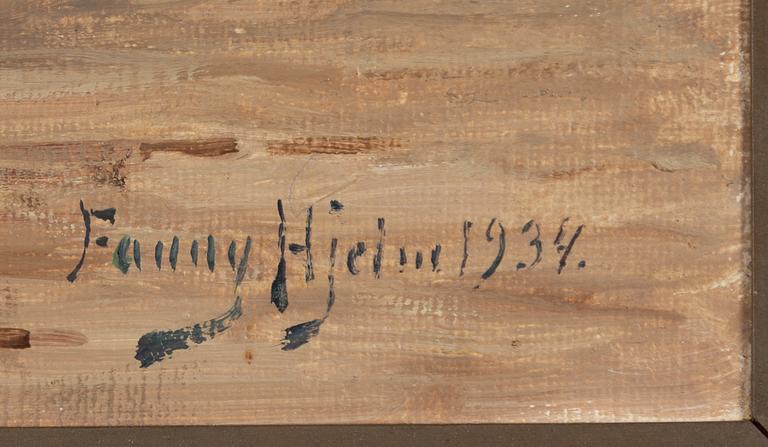 Fanny Hjelm, Violets and snowdrops.