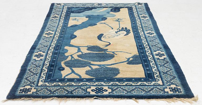 Carpet, China, Baotou, approx. 185 x 97 cm.