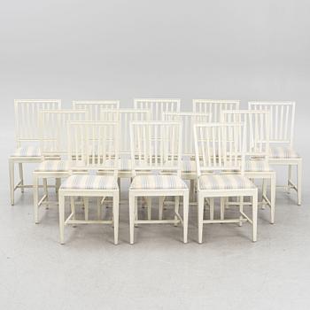 Stolar, leksandmodell, 12 st, 1900-talets mitt.