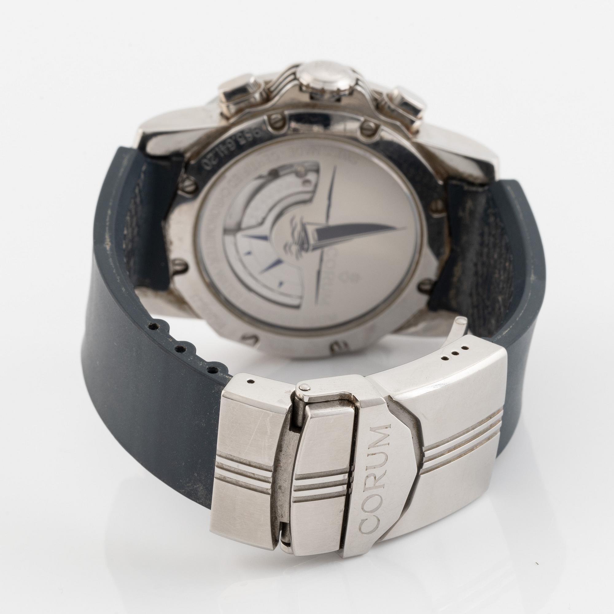 Corum, Admirals Cup, kronograf, 44 mm.