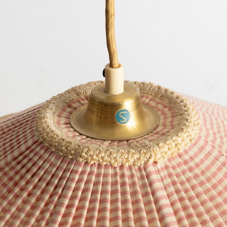 Svenska Armatur Eskilstuna, a Swedish Modern ceiling lamp, 1940s-50s.