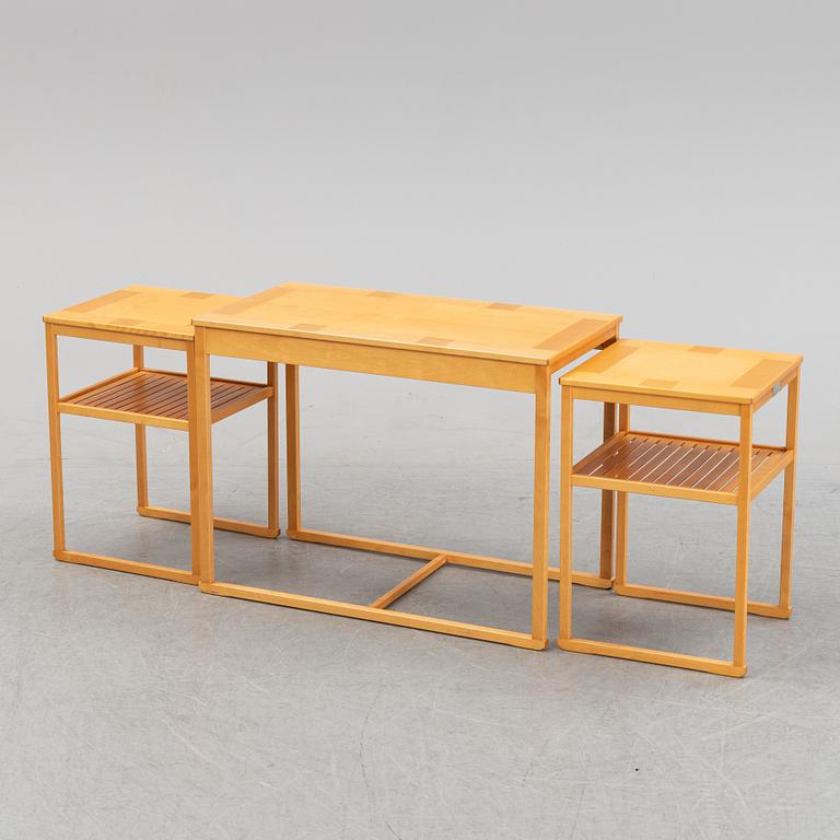 A 'Släden' nesting table by Carl Malmsten.