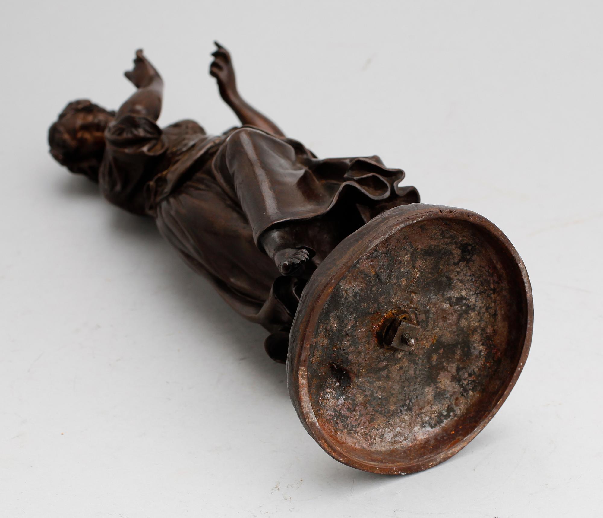 SKULPTUR, brons, 1800-tal.