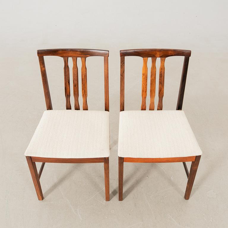 Nils Jonsson, dining table Troeds and 6 chairs, 1960s/70s.