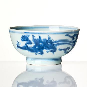 Skål, porslin. Qingdynastin, Kangxi (1662-1722).