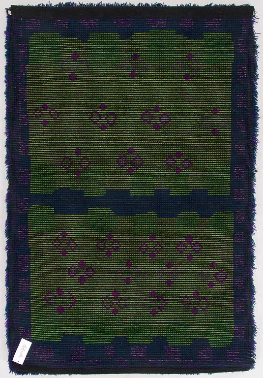 Lea Vehmanen-Tennberg, A rya rug, for Ryijypalvelu. Circa 170 x 110 cm.