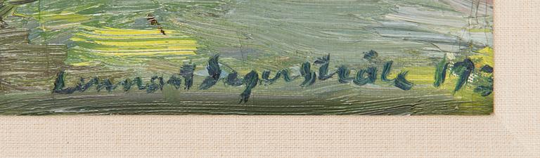 Lennart Segerstråle, Cranes at the shore.