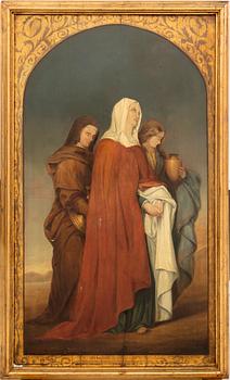 Unknown artist 19th/20th century, Three Women Fetching Water.
