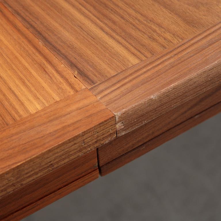 A teak dining table from Möbelfabriken Linden, Horda, 1960's.