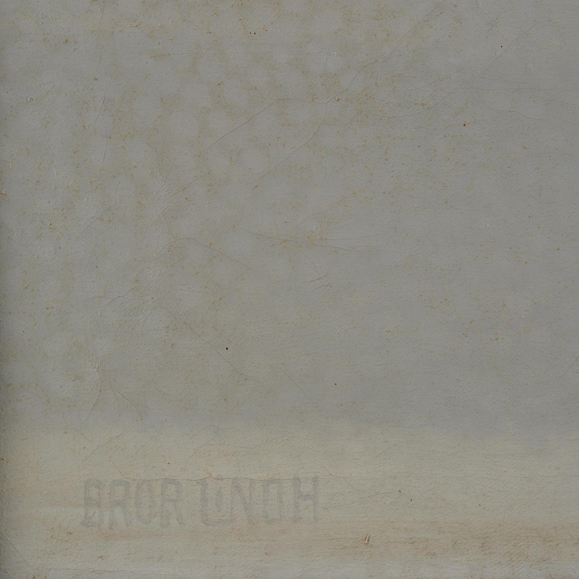 Bror Lindh, Rowan berries in a winter landscape.