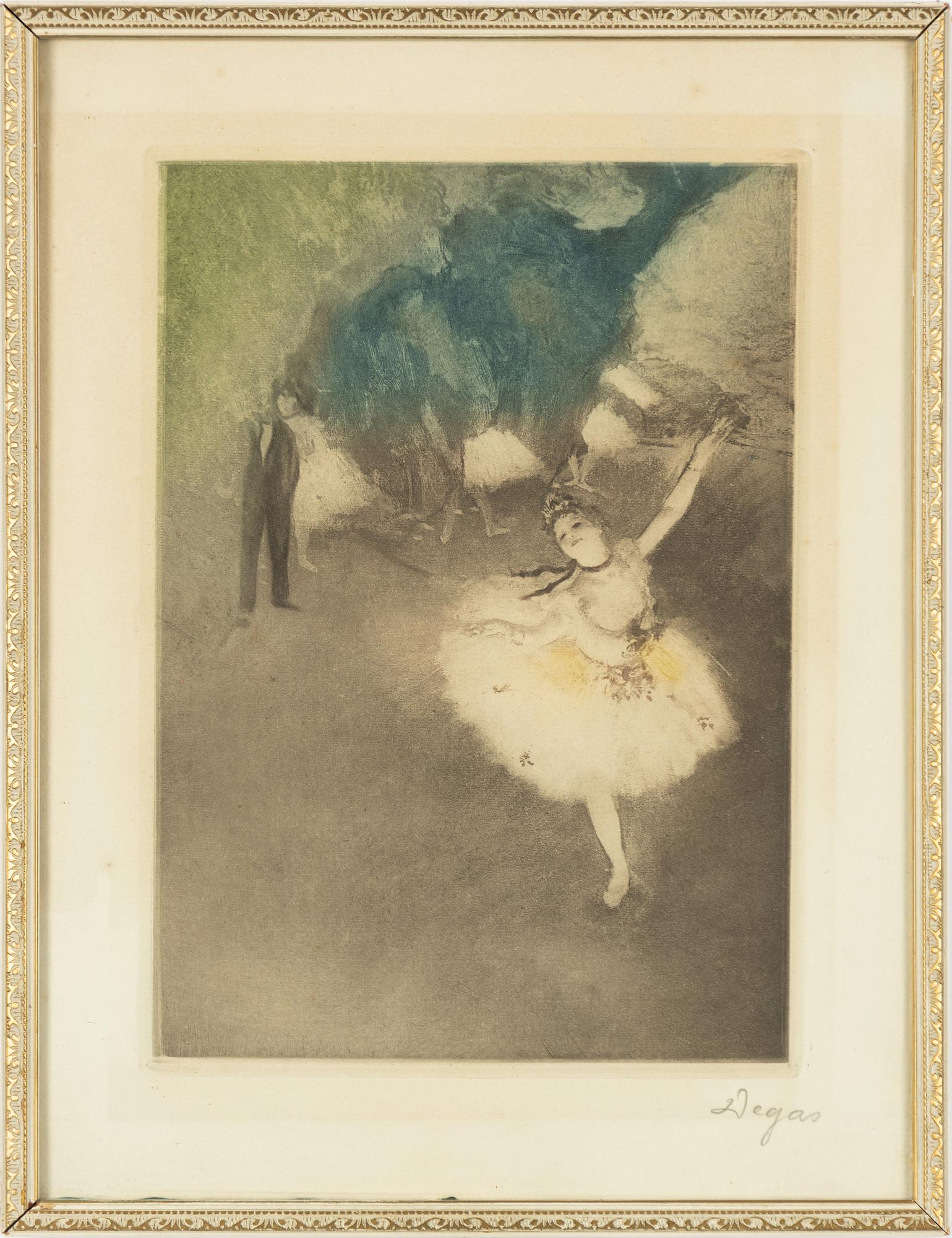 Edgar Degas, after. "Ballerina, The Star".