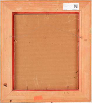 ESAIAS THORÉN, olja på duk uppklistrad på pannå. Sign och dat.