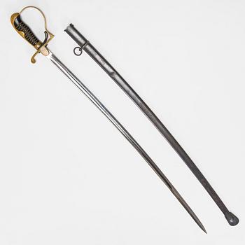 Sword, German, with scabbard, early 20th century.