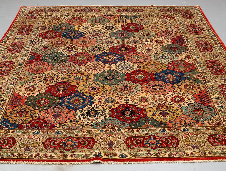 A CARPET Old, Tabriz probably 354 x 244 cm.