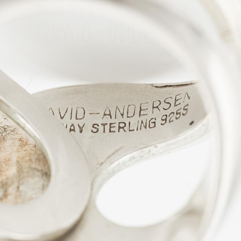 David Andersen ring, sterlingsilver, Norge.