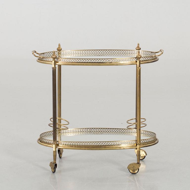 A BRASS TROLLEY SECOND HALF OF 20TH CENTURY.