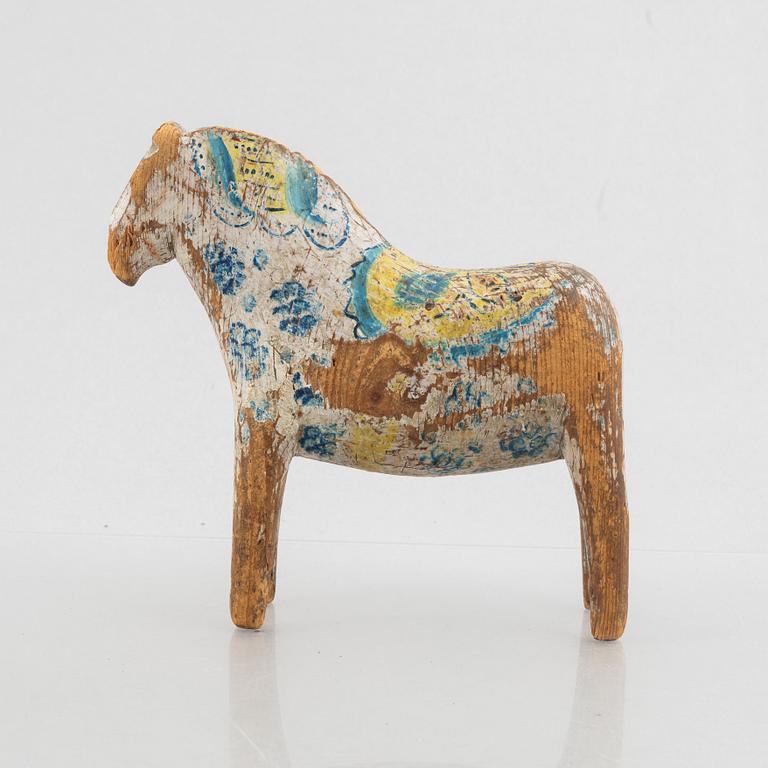 A Dalecarlian wooden horse, Nisser-gården, Vattnäs, early 20th Century.