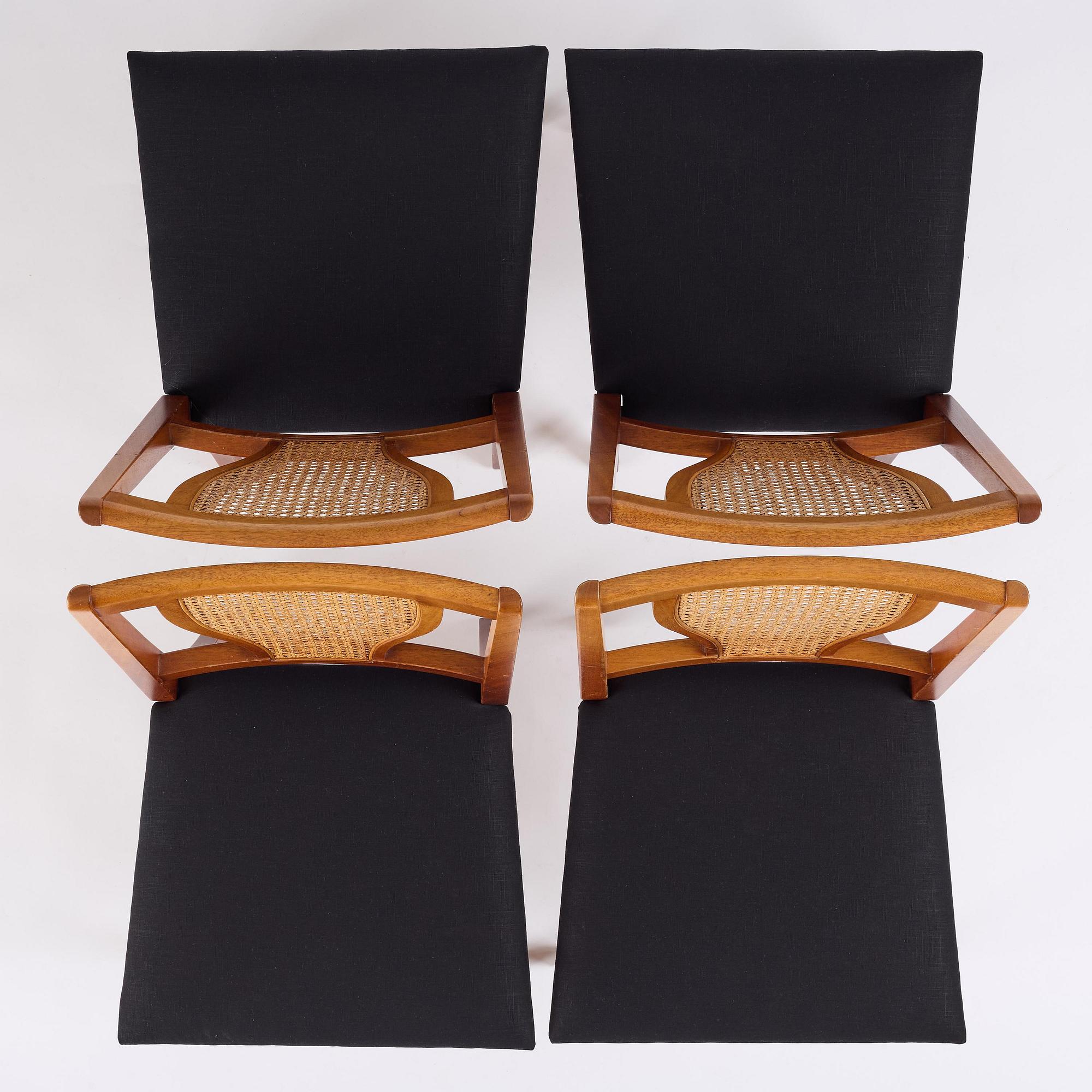 Stolar, 4 stycken, Sverige 1900-talets andra hälft.