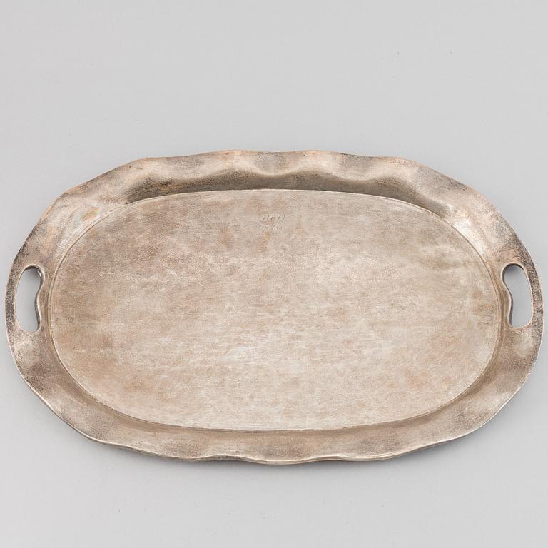 silver tray, 950 Mexico.