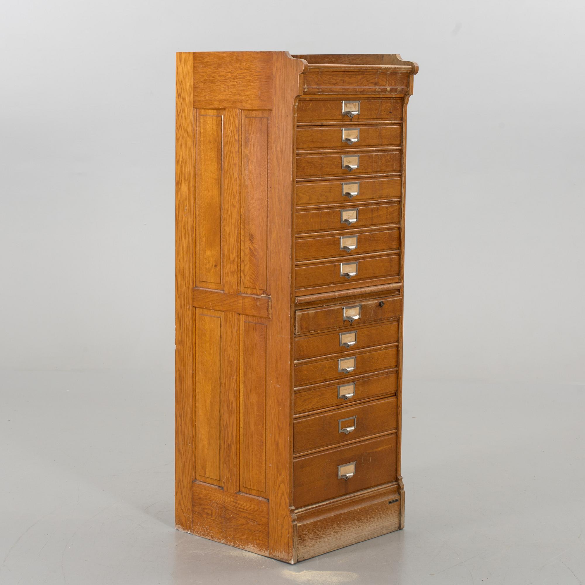 An early 1900's filing cabinet.