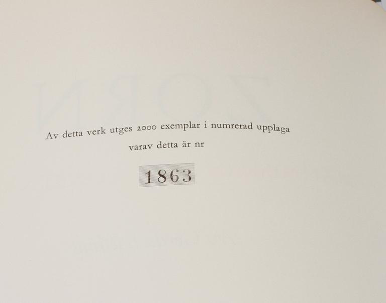 BÖCKER, 3 st, bl a "Zorn tecknaren, målaren, etsaren, skulptören", Gerda Boëthius, Stockholm/Nordisk, Rotogravyr, 1949.