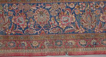 A carpet, a semi-antique silk Kashan, ca 317 x 207-210,5 cm.