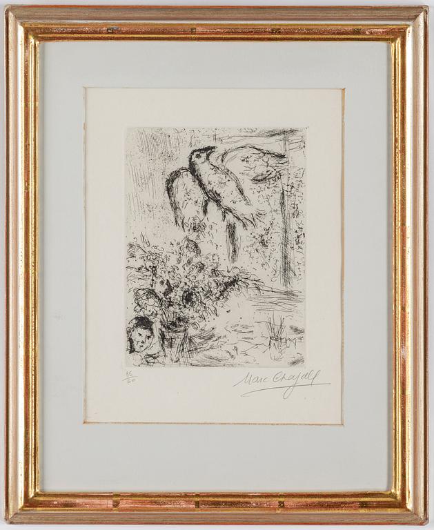 MARC CHAGALL, etsning, signerad och numrerad 35/50.