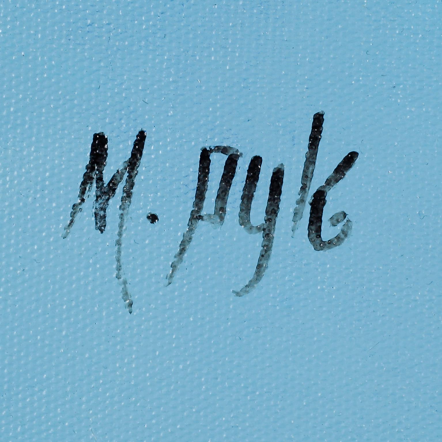 MADELEINE PYK, olja på duk, signerad.