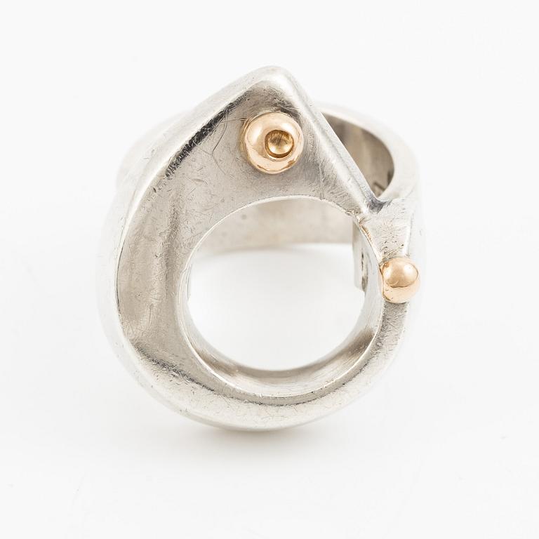 Sven-Erik Högberg, ring, sterlinsgsilver, Göteborg 1992.
