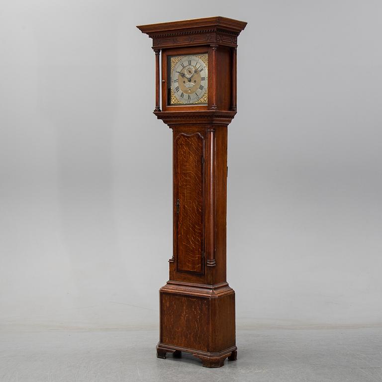 An English longcase clock, signed Tho Shindler, Canterbury. Ca 1800.