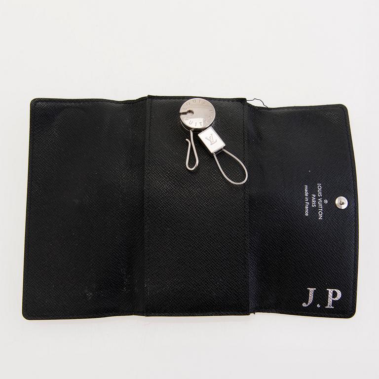 LOUIS VUITTON, Damier Graphite VYÖ, KORTTIKOTELO JA AVAINKOTELO.