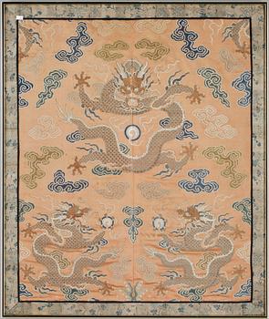 SIDENBRODERI, Kina, Qing dynastin, 1800-tal.