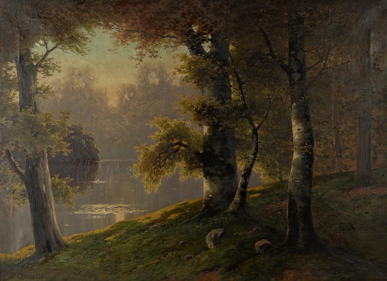 Fritz Chwala, Lake in the Alps.