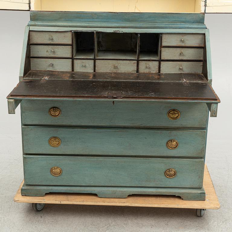 Writing cabinet, 18th/19th century.