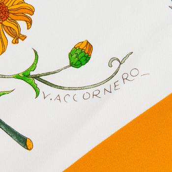 GUCCI Silk Scarf with Costume jewelry Earrings.