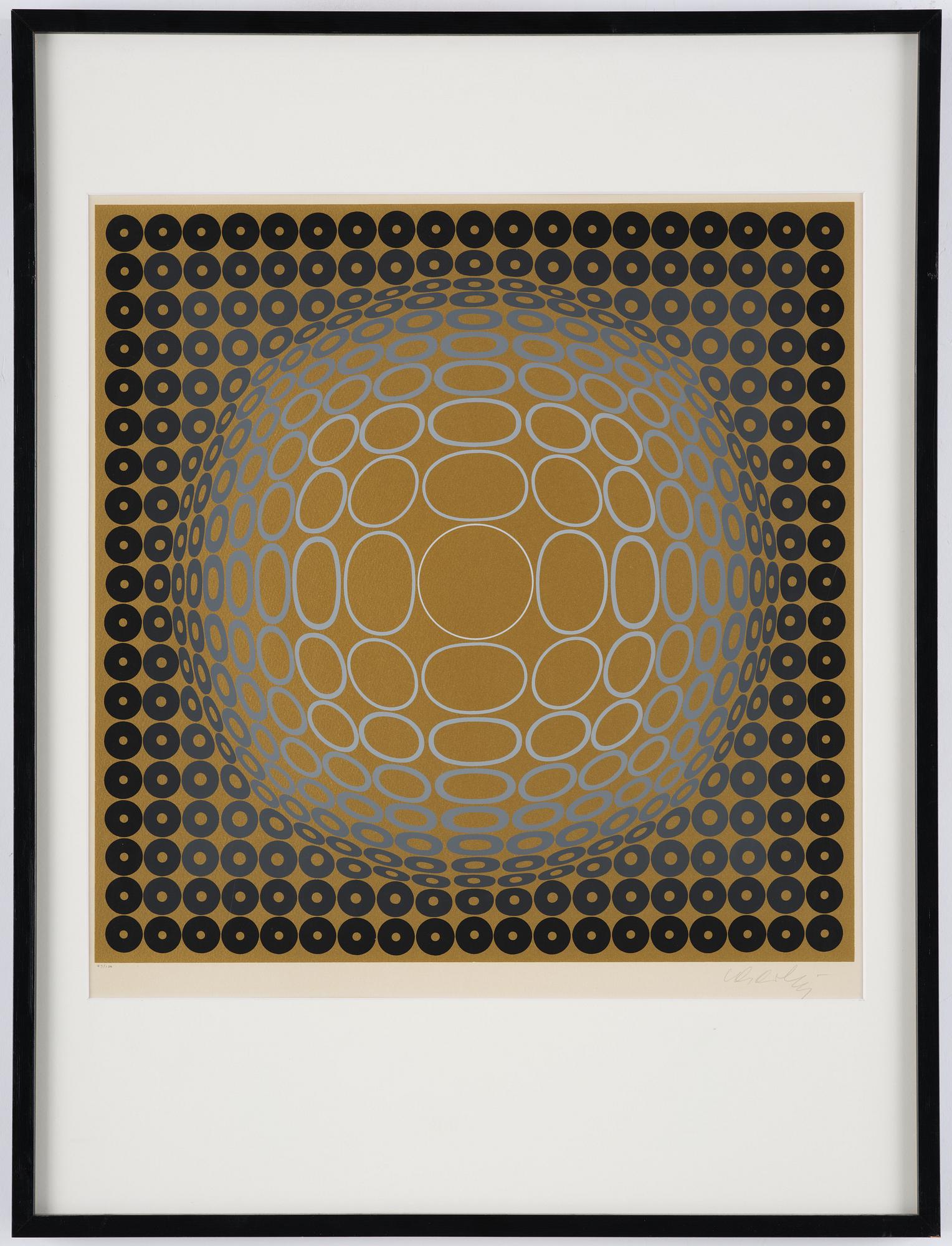 Victor Vasarely, Untitled from: "Hommage aux Prix Nobel" (The Nobel Prize Portfolio).