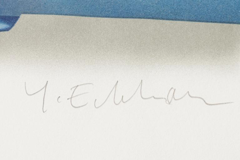 Yrjö Edelmann, 'Stringed blue ocean'.