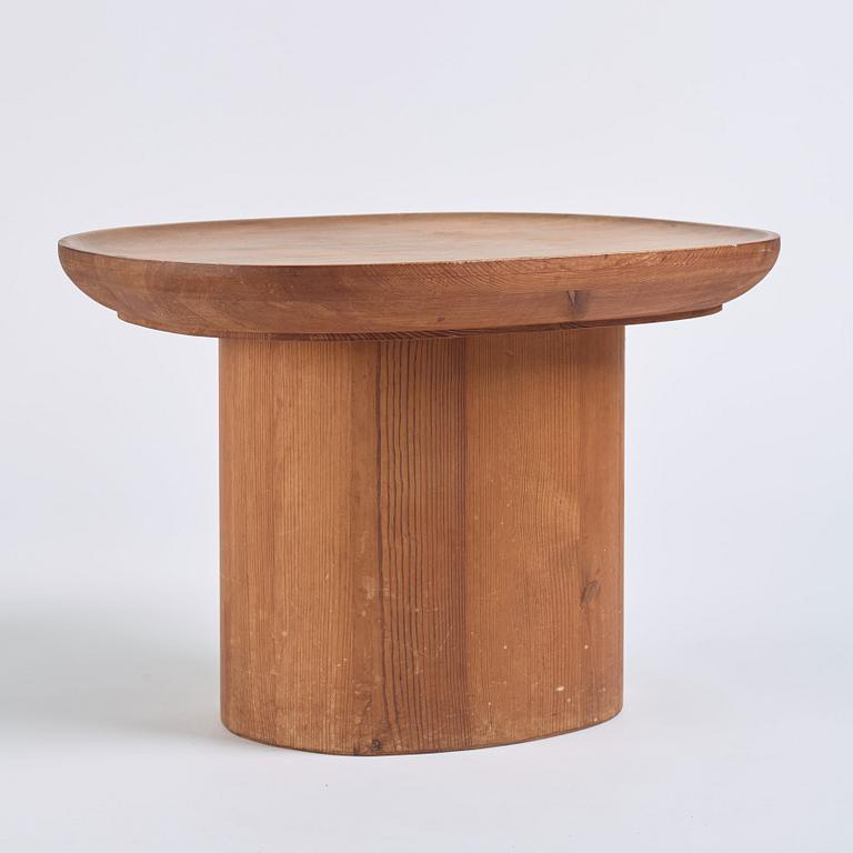 Axel Einar Hjorth, a stained pine 'Utö' table, Nordiska Kompaniet, 1930s.