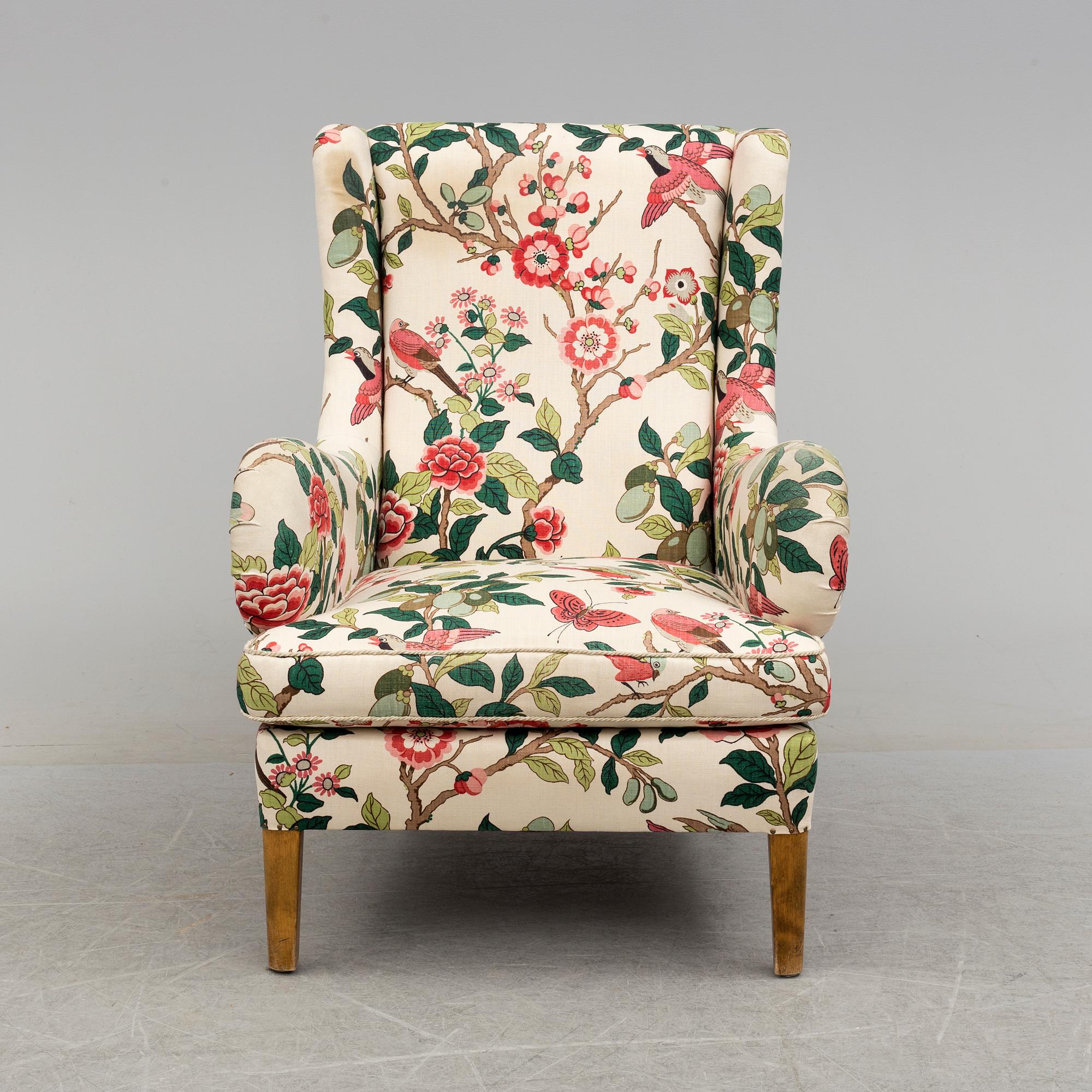 A second half of the 20th century 'Oskar' easy chair by Carl Malmsten.