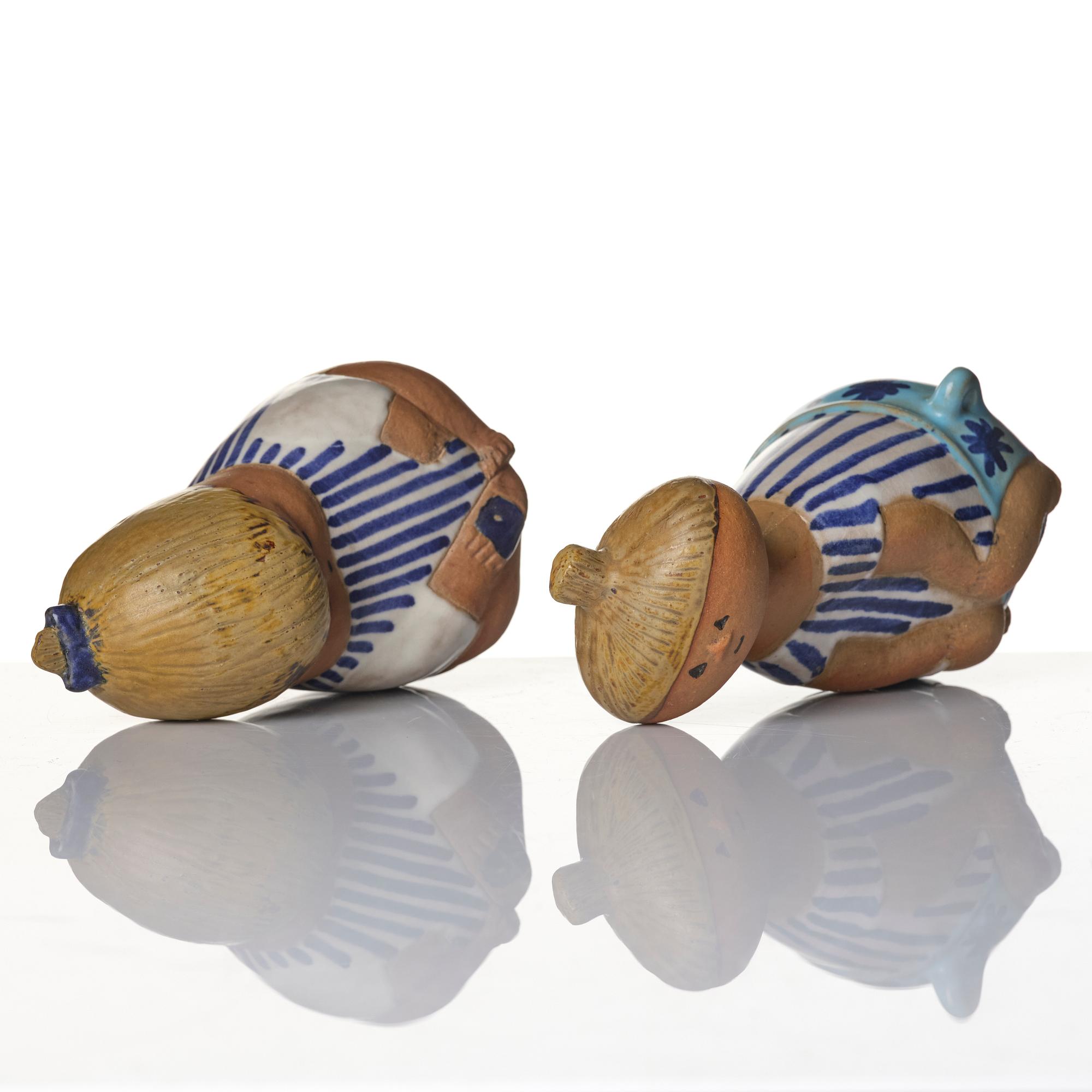 Lisa Larson, figurines, 2 pcs, Gustavsberg.