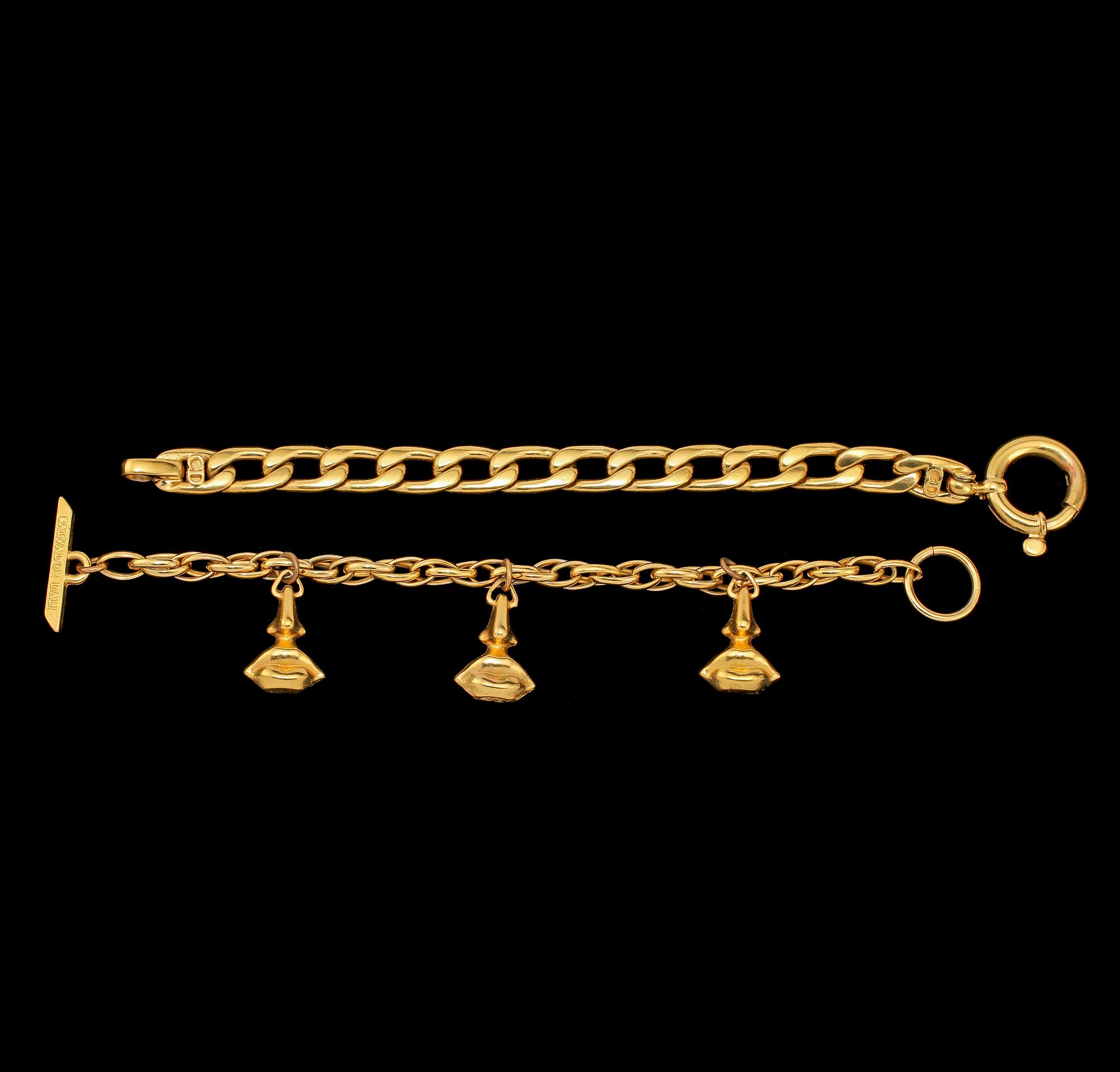 CHRISTIAN DIOR, örhängen samt armband, 1900-talets sista kvartal.