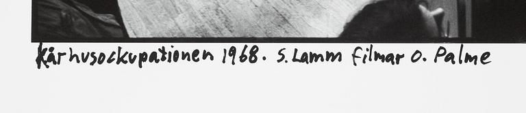 Carl Johan De Geer, fotografi, signerat 2/3.