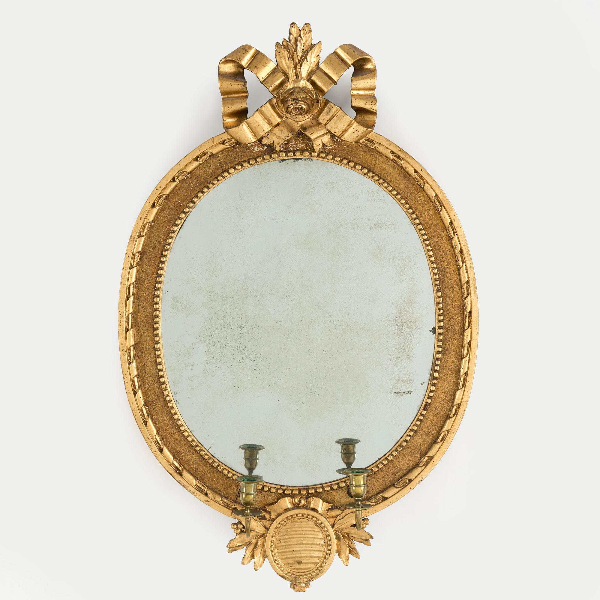 A late 18th century Gustavian mirror sconce.