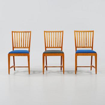 STOLAR, 3 st, sengustaviansk stil, 1900-talets fjärde kvartal.