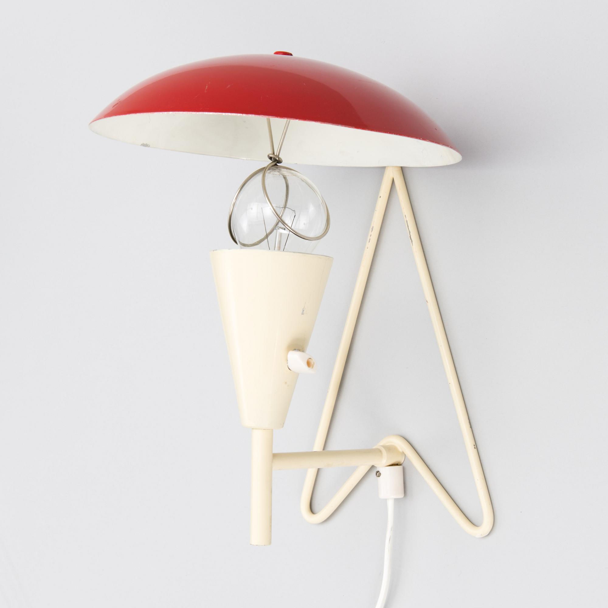 A 1950s wall light model EV 57 for Itsu, Finland.